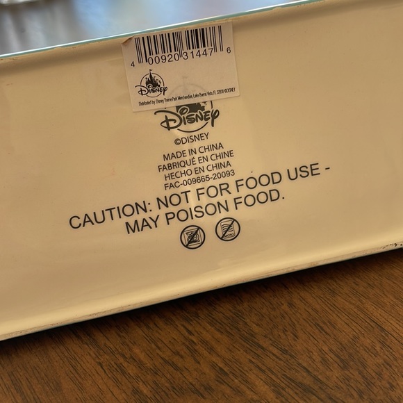 Disney Sleeping Beauty Castle & Main Street USA porcelain Trinket Tray figurine - Picture 5 of 11